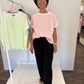 Shirt „Sunny Stripes“ neonpink, Gr. 36-42
