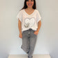 Balloon Fit Jeans grau, Gr. 34-42