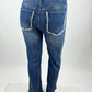Straight Fit Jeans mit Fransen-Details, Gr. 36-42
