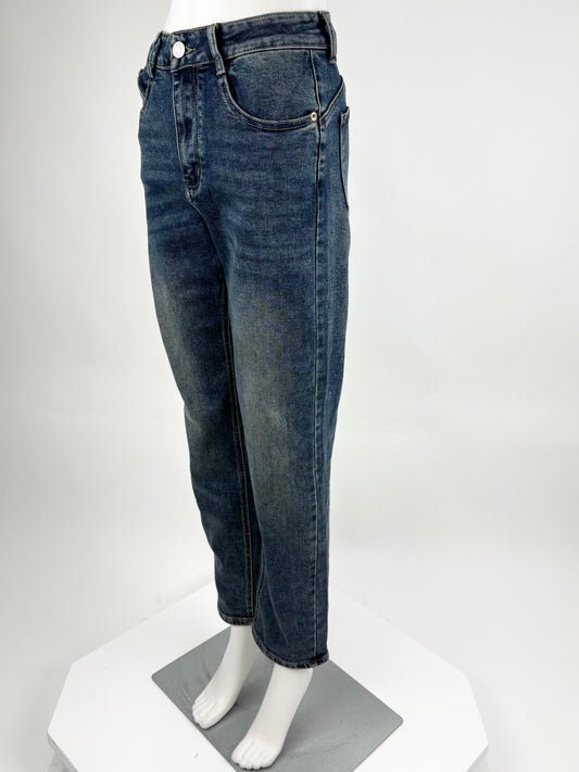 Straight Leg Jeans blau, Gr. 36-46