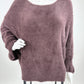 Flauschpullover braun, Gr. 38-44