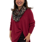 Pullover "Lina" bordeaux, Gr. 38-46