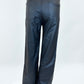 Kunstlederhose schwarz Gr. 34-42