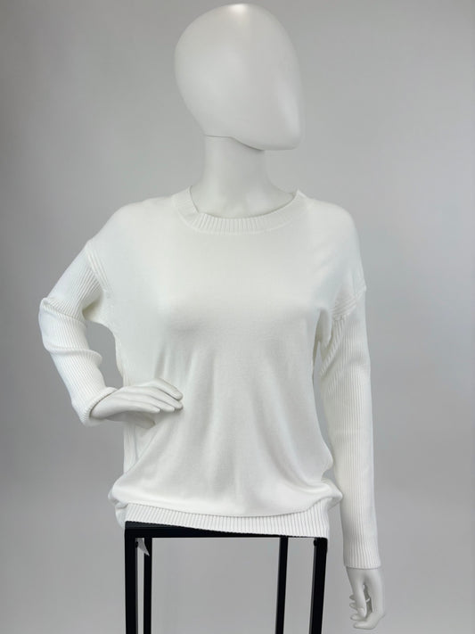 Strickpullover weiß, Gr. 36-42