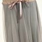 Eleganter Tüllrock mit Satinband dunkelbraun Gr. 36-44