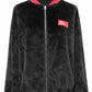 Faux-Fur Jacke schwarz, Gr. 36-42