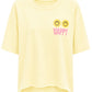 Shirt "Happy" gelb, Gr. 36-42