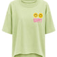 Shirt "Happy" hellgrün, Gr. 36-42