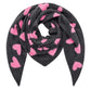 Wendeschal Herzen grau-pink