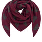 Wendeschal Herzen bordeaux-kaffee