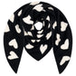 Wendeschal Herzen schwarz-creme