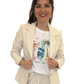 Blazer Klassisch Chic beige, Gr. 36-44