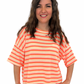 Feinstrick-Shirt "Neon Stripes", Gr. 36-44