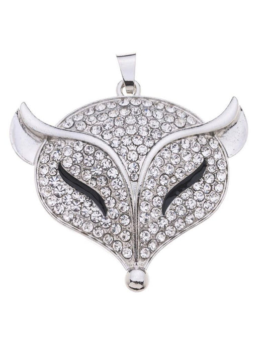 Eleganter Fuchs-Anhänger mit Strass