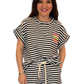 Streifen-Shirt "Ciao" schwarz/weiß, Gr. 34-42