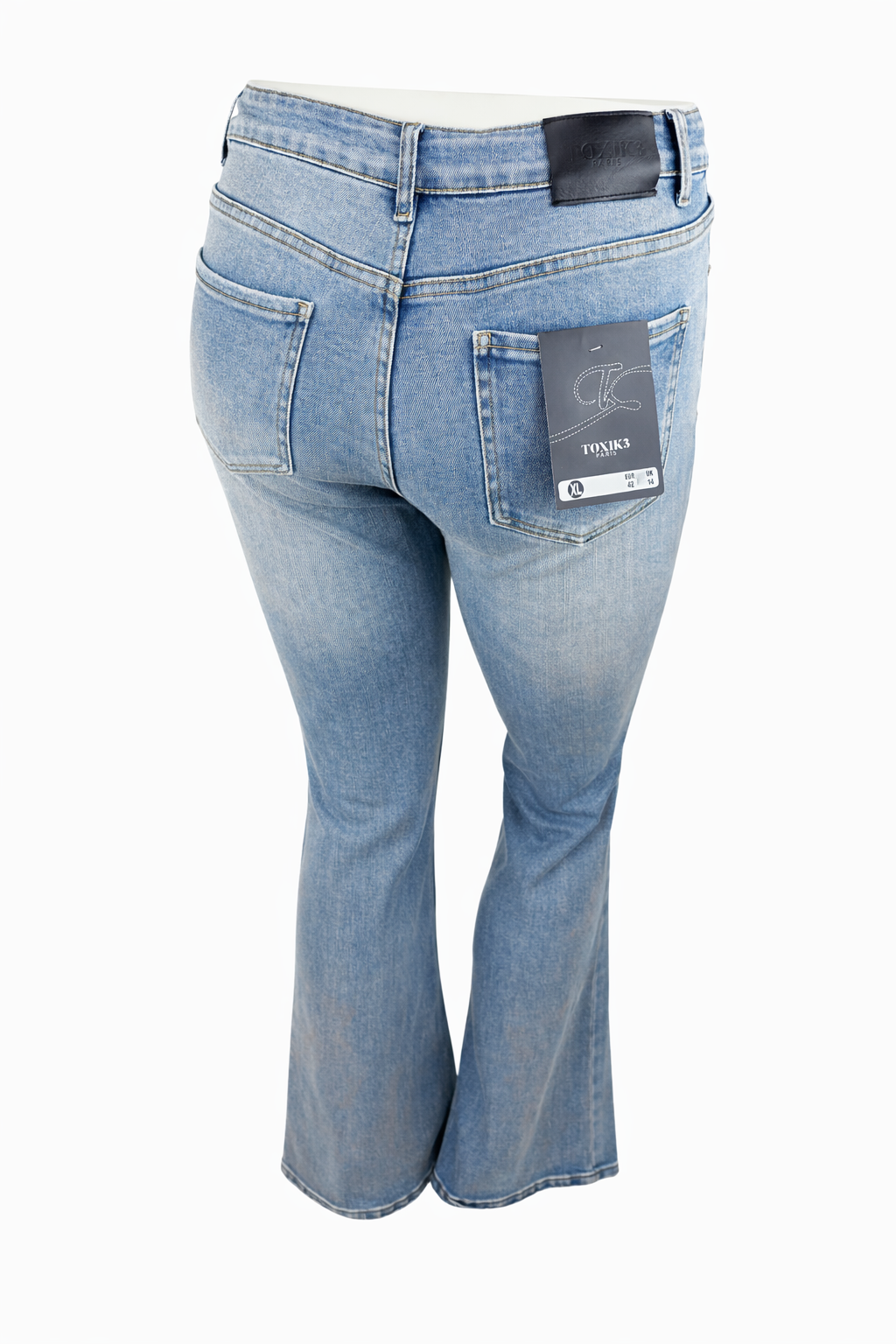 Jeans Schlag mit Glitzersteinen , Gr. 34-42