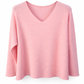 Pullover V-Ausschnitt rosa, Gr. 36-42