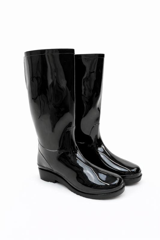 Gummistiefel schwarz, Gr. 37-41
