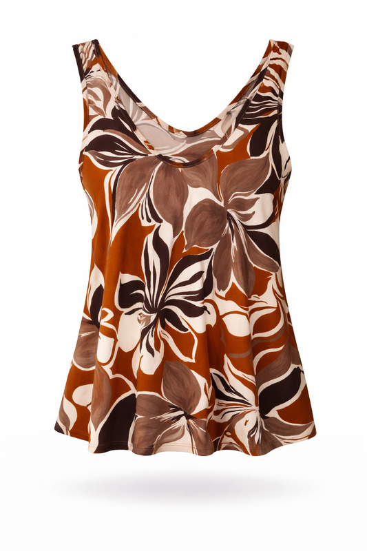 Top braun/beige, Gr. 34-40