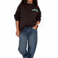 Leo Sweater "Namaste" türkis, Gr. 36-44
