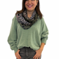 LIVIA – Oversize Feinstrick-Pullover salbei, Gr. 36-42