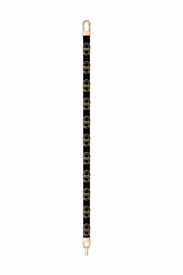 Schmuckgürtel mit Elementen schwarz/gold