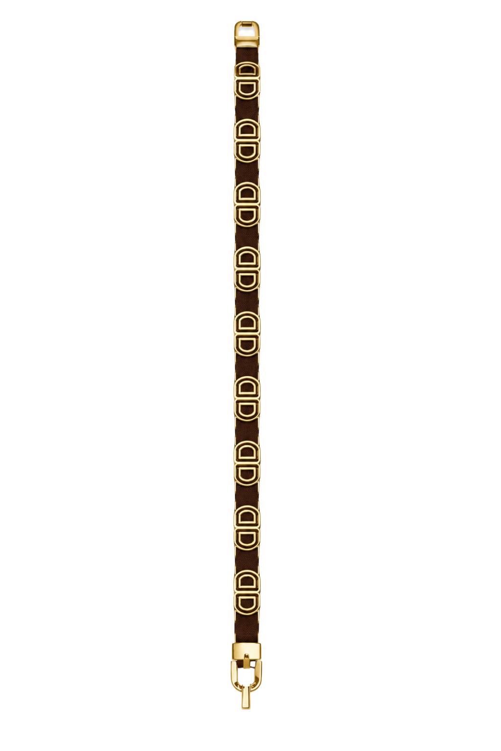 Schmuckgürtel mit Elementen braun/gold
