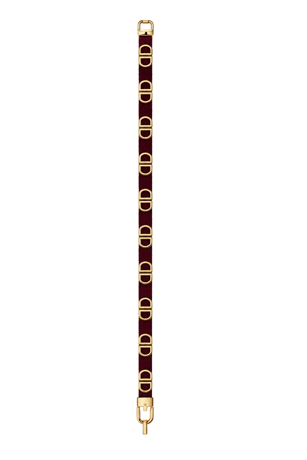 Schmuckgürtel mit Elementen bordeaux/gold
