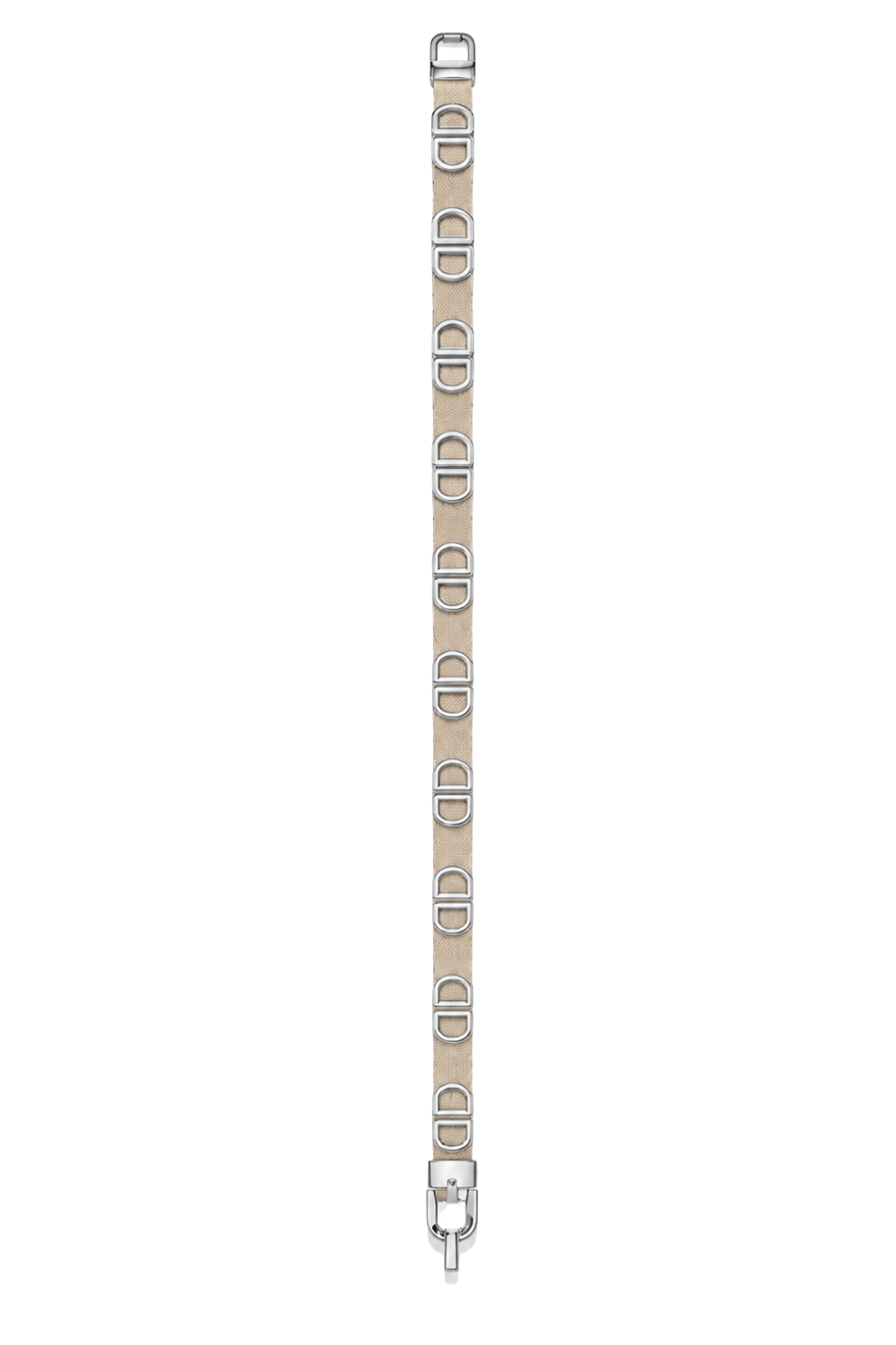 Schmuckgürtel mit Elementen beige/silber