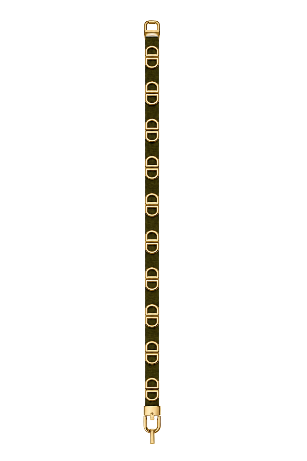 Schmuckgürtel mit Elementen oliv/gold