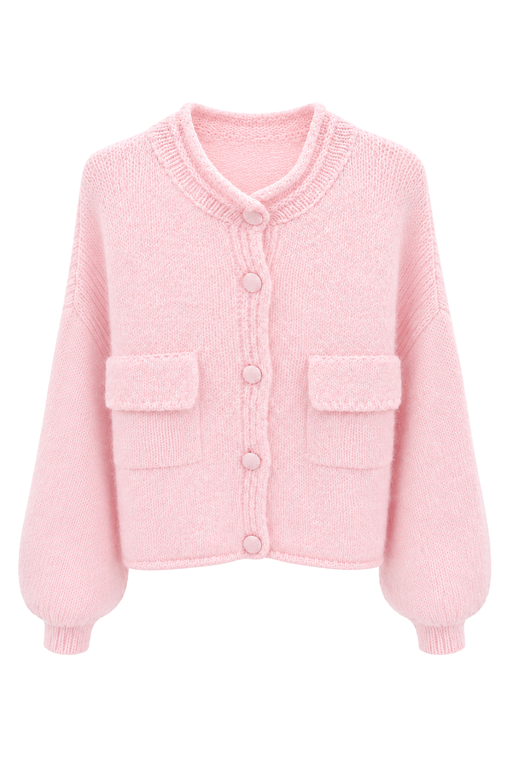 Strickjacke rosa, Gr. 38-44