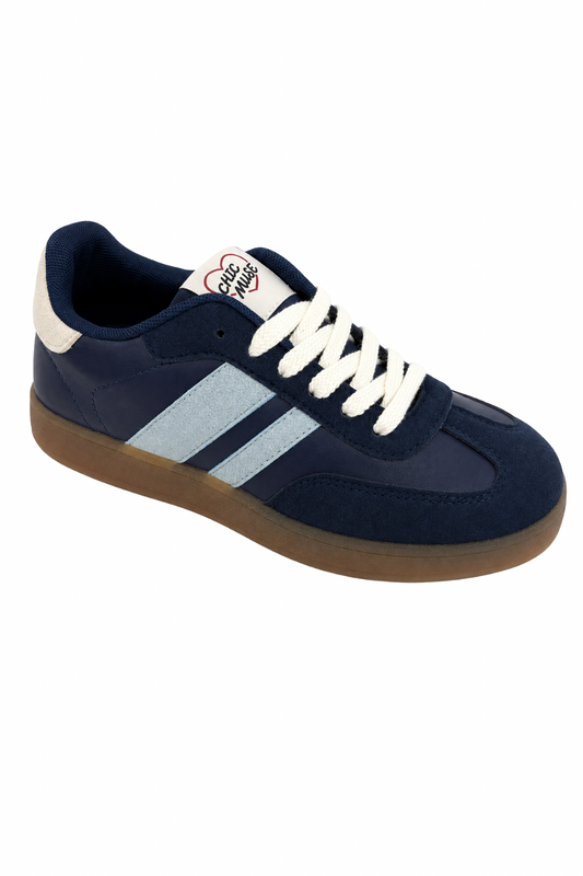 Retro Sneaker blau, Gr. 36-41