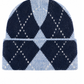 Cozy Argyle Strickmütze jeansblau/navy