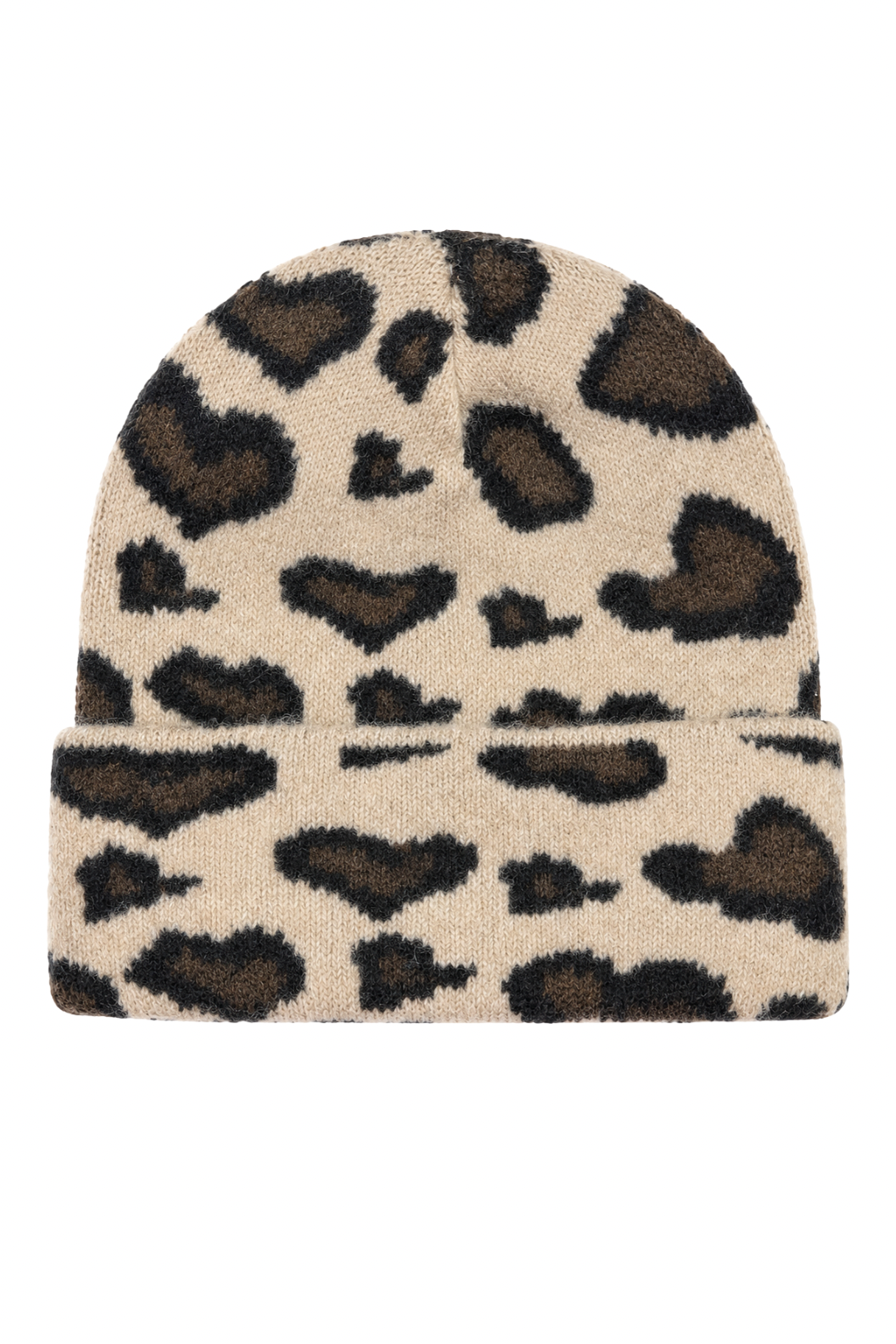 Strickmütze Wild Leo kaffee