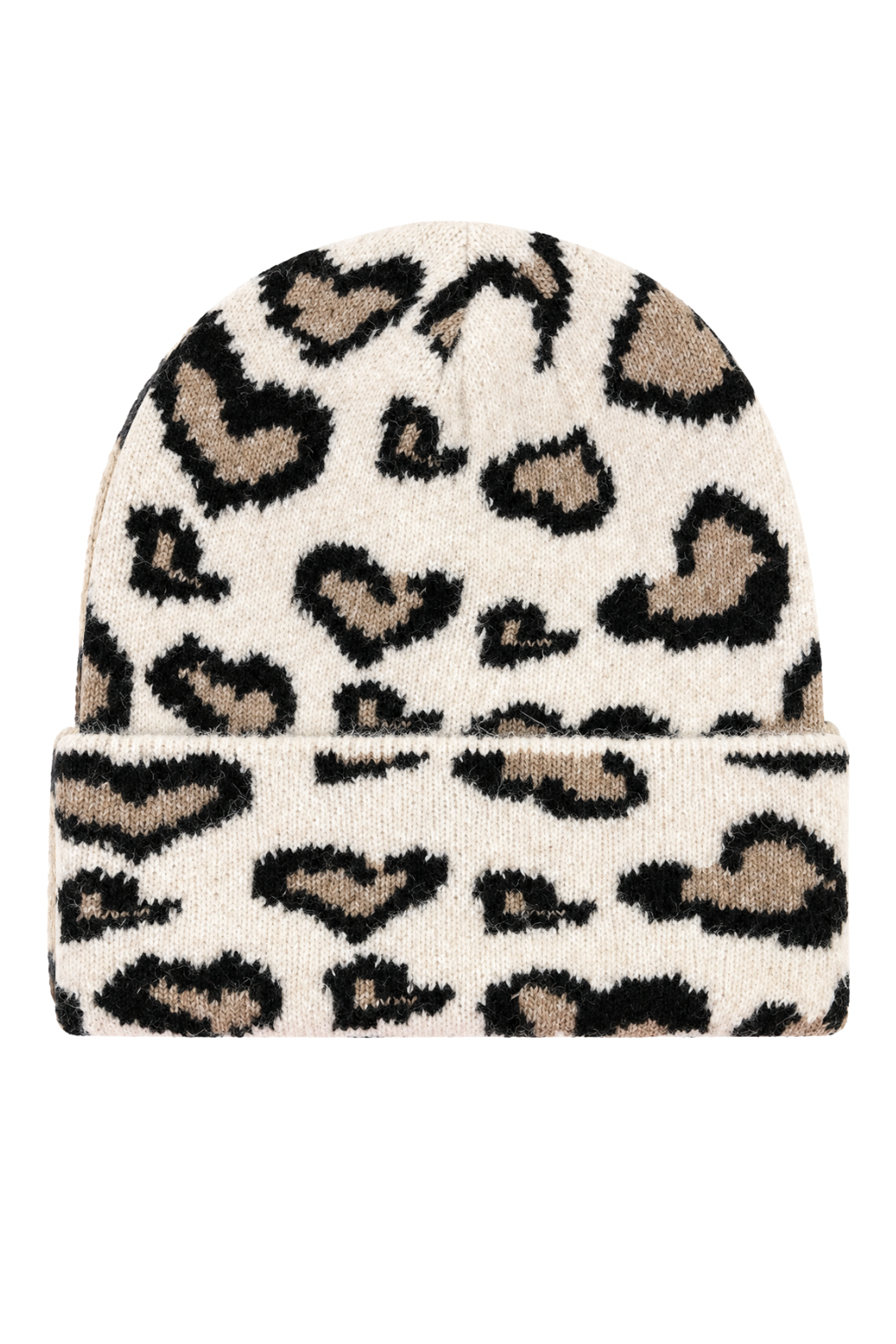 Strickmütze Wild Leo creme