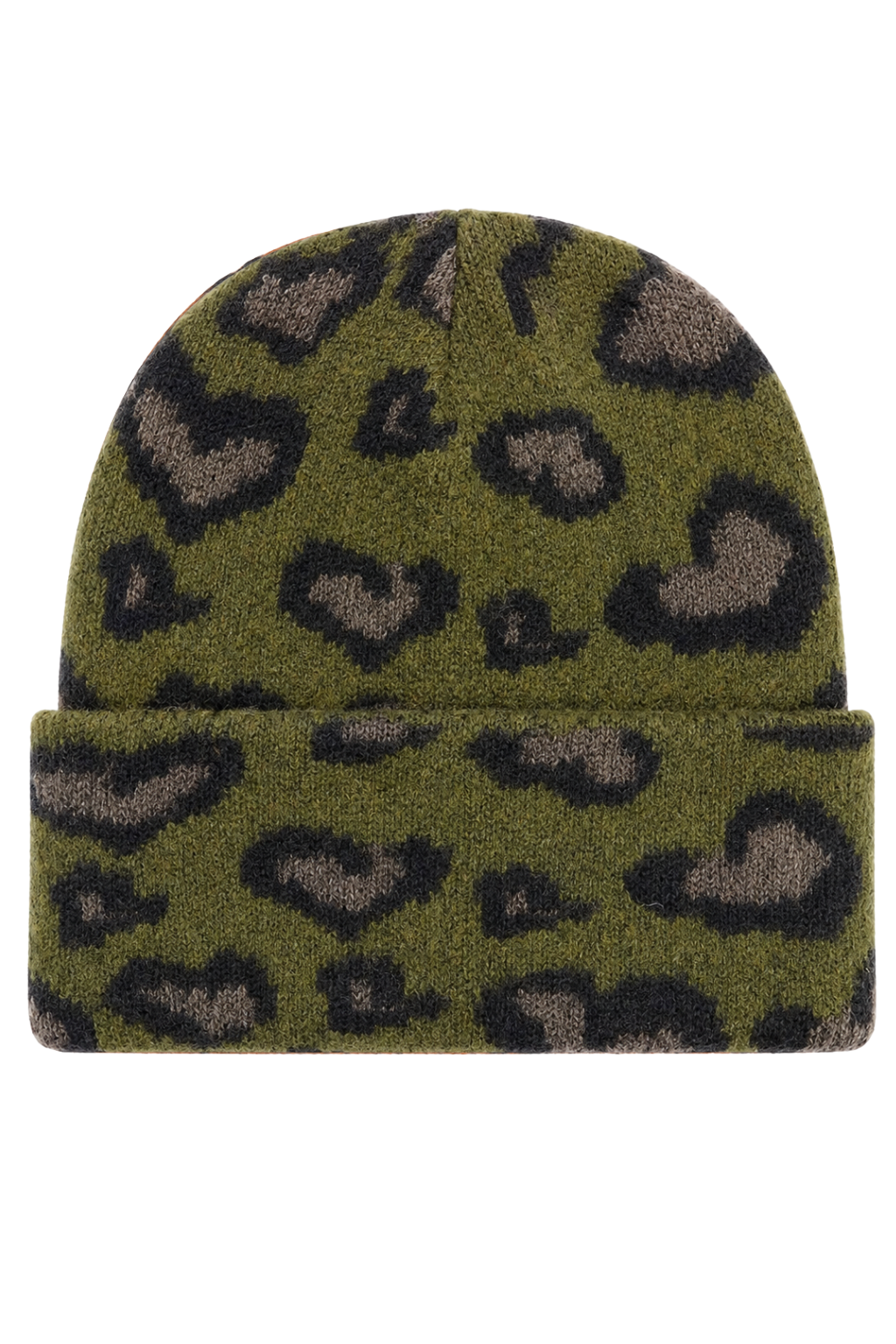 Strickmütze Wild Leo moosgrün