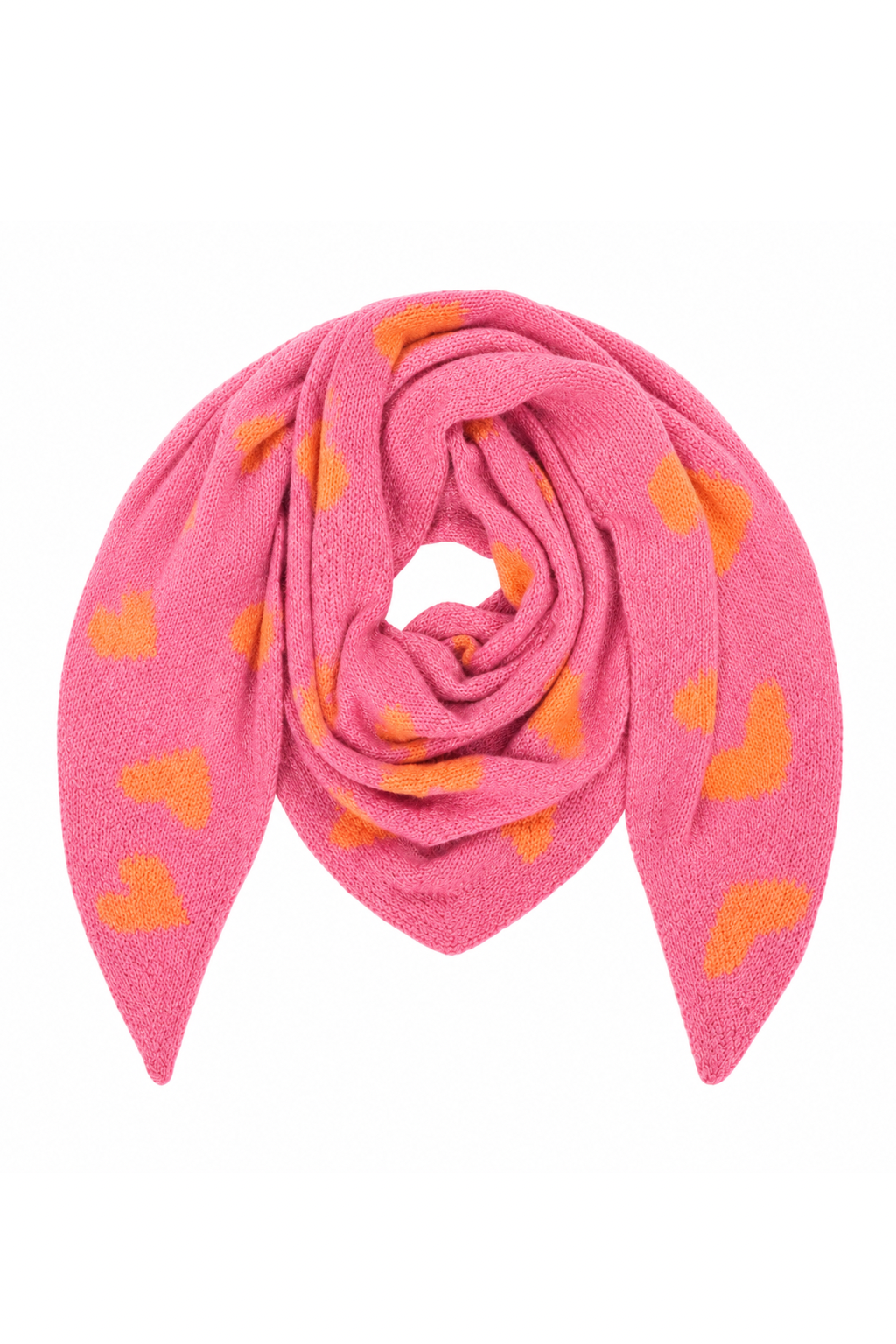 Wendeschal Herzen pink-orange