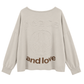 Peace & Love Oversize Sweater, Gr. 38-44