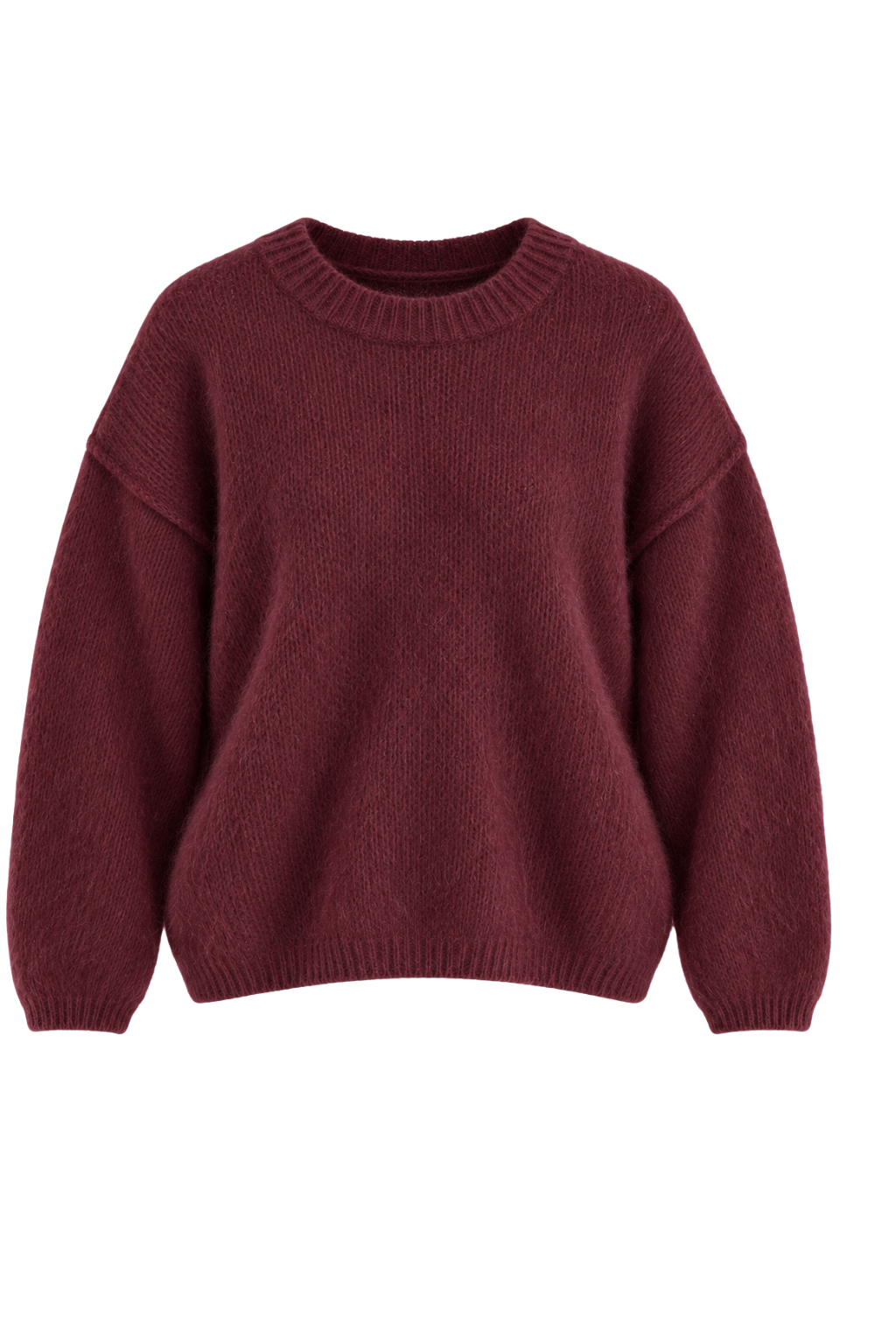 ALVA  Alpaka Pullover bordeaux, Gr. 34-38