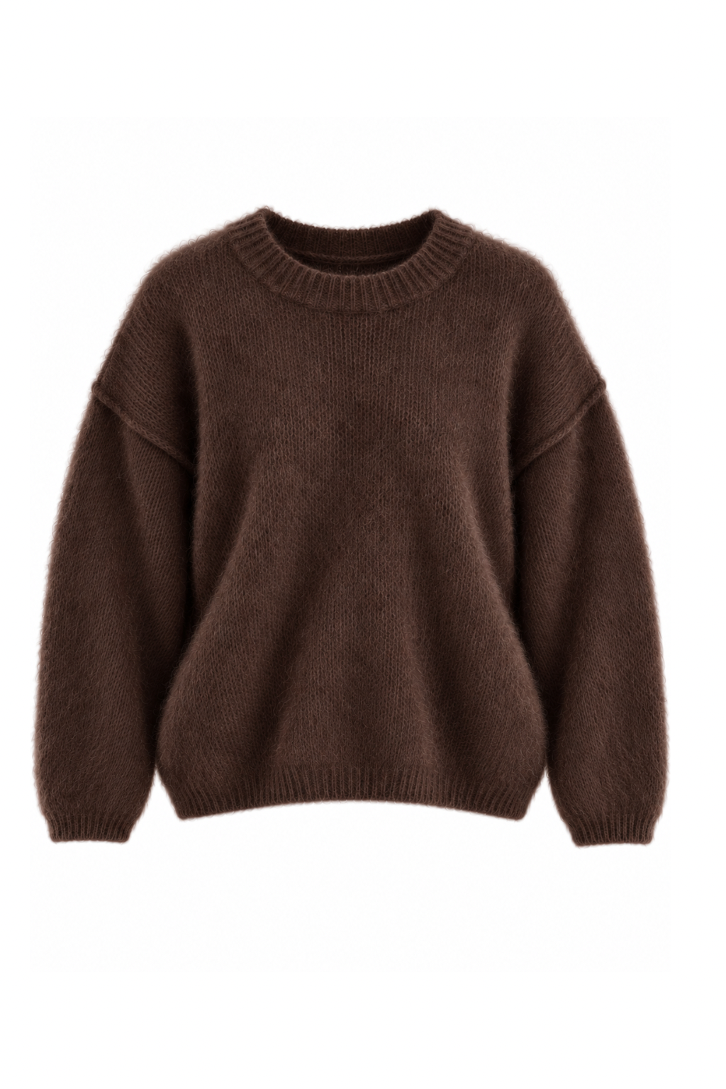 ALVA  Alpaka Pullover schokobraun, Gr. 34-38