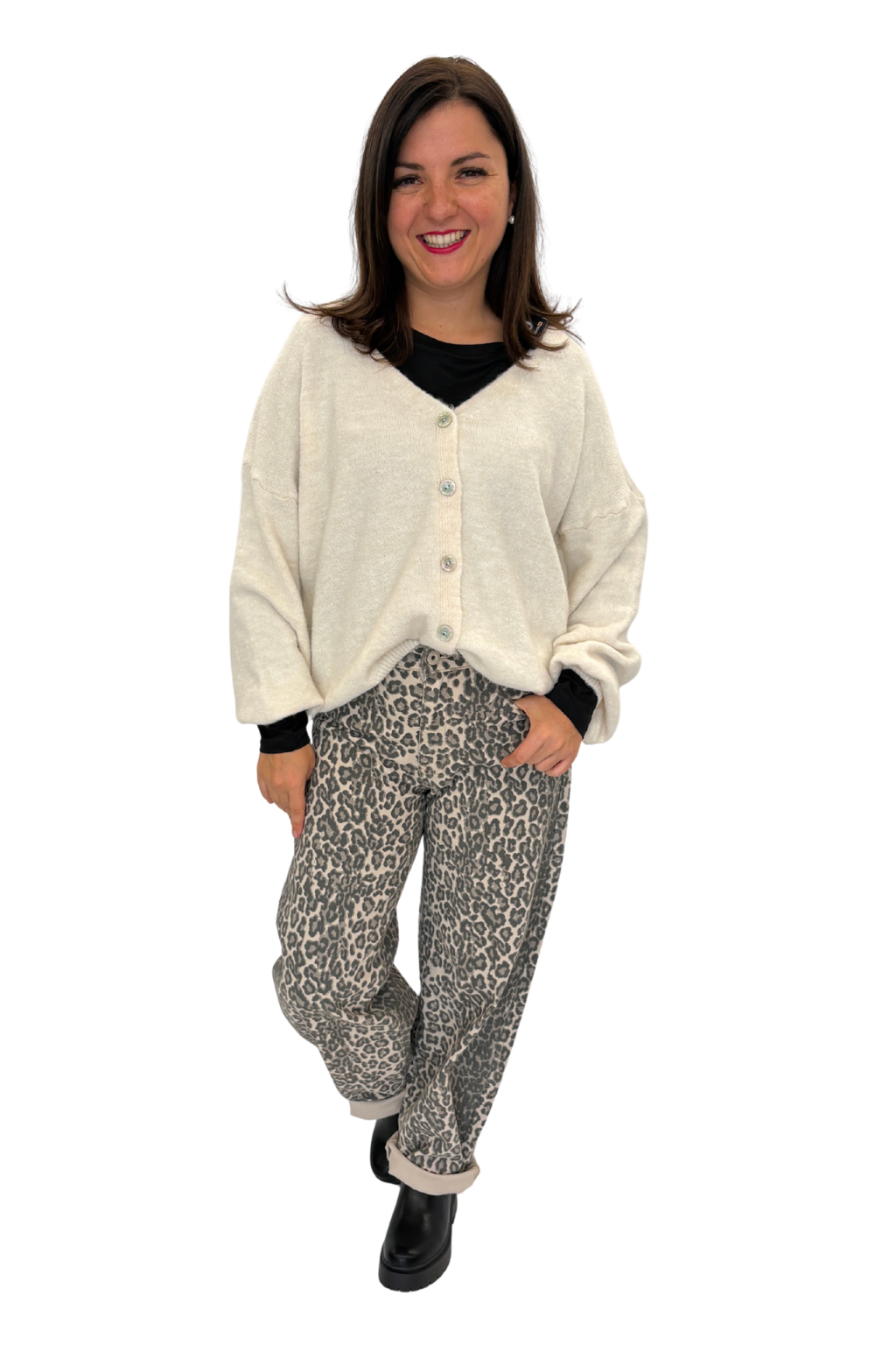 Cozy Love Cardigan creme, Gr. 36-42