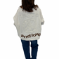 Peace & Love Oversize Sweater, Gr. 38-44