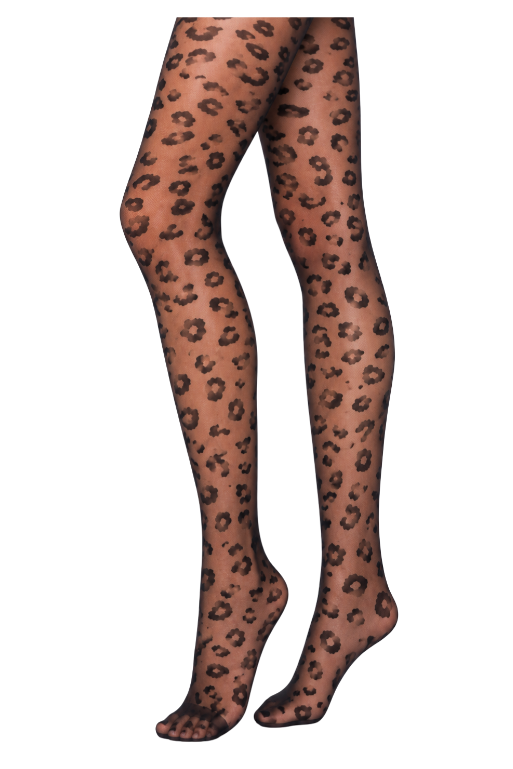 Strumpfhose Wild Leo schwarz , Gr. 34-42