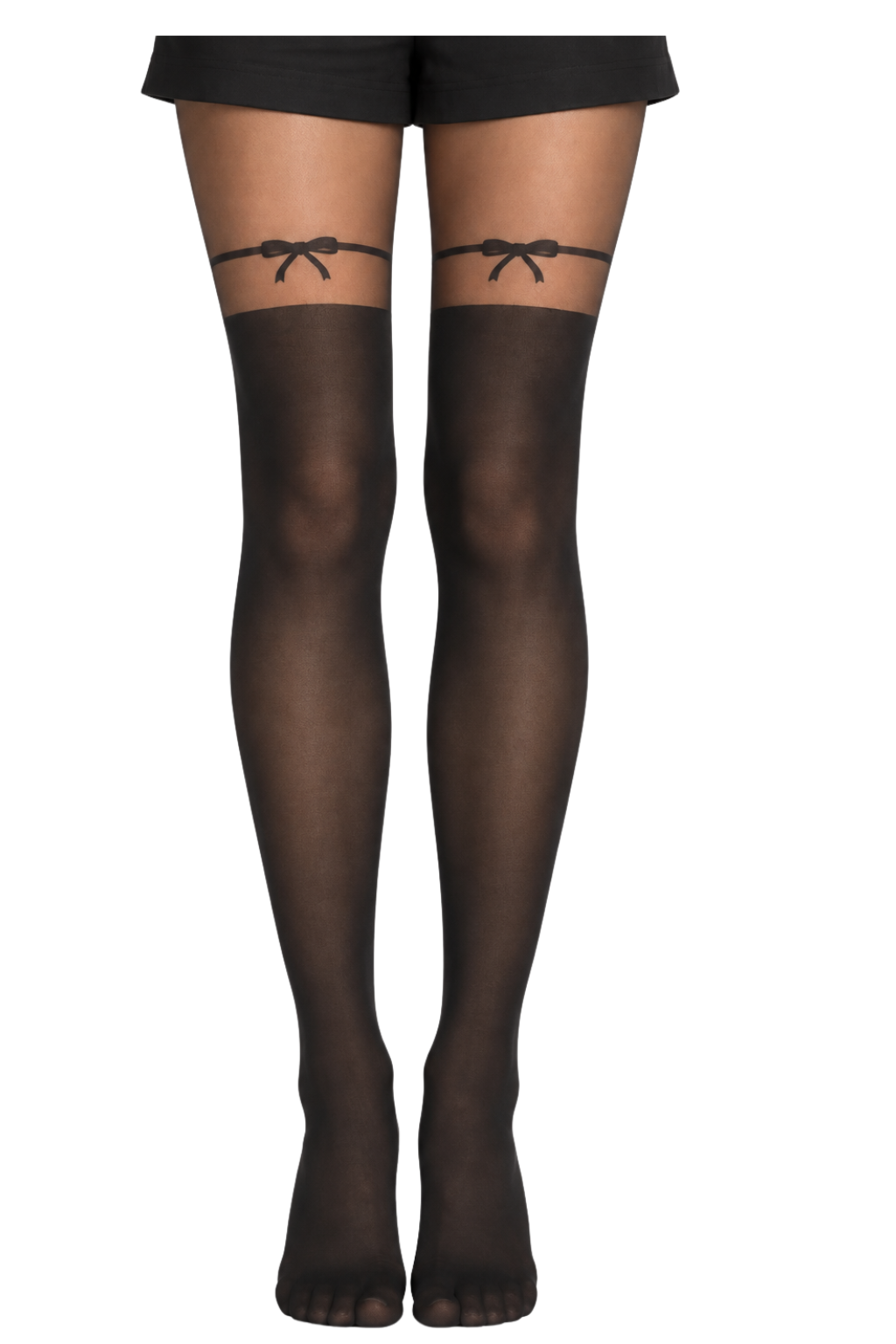 Strumpfhose Schleifenzauber schwarz , Gr. 34-42