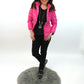 Bluse kurzarm mit Kette schwarz, Gr. 36-42