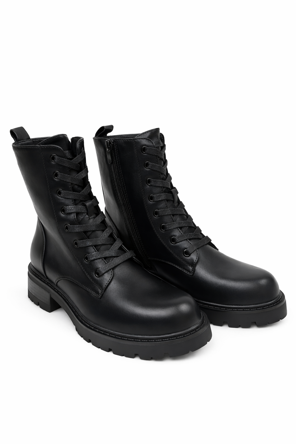 Schnür-Boot schwarz, Gr. 36-41