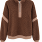 Kuschelpullover "Teddy Love" schokobraun, Gr. 36-42