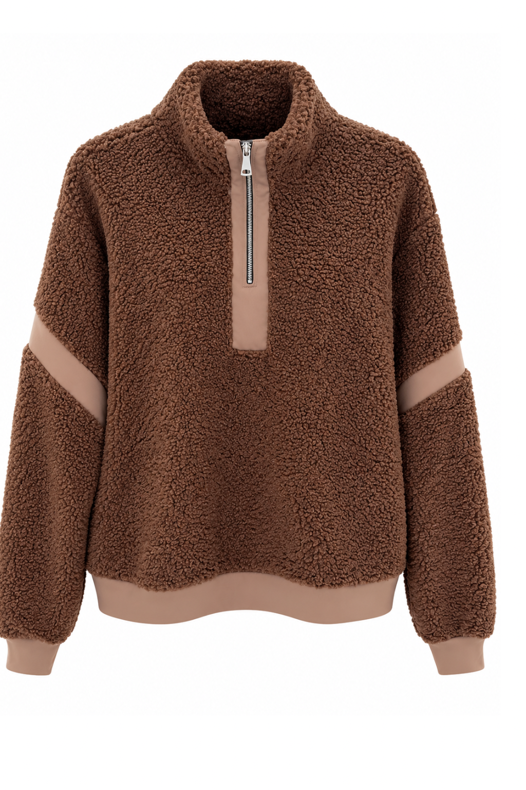 Kuschelpullover "Teddy Love" schokobraun, Gr. 36-42