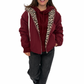 Wendejacke mit Kapuze bordeaux, Gr. 34-42