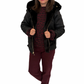 Wendejacke schwarz, Gr. 36-42